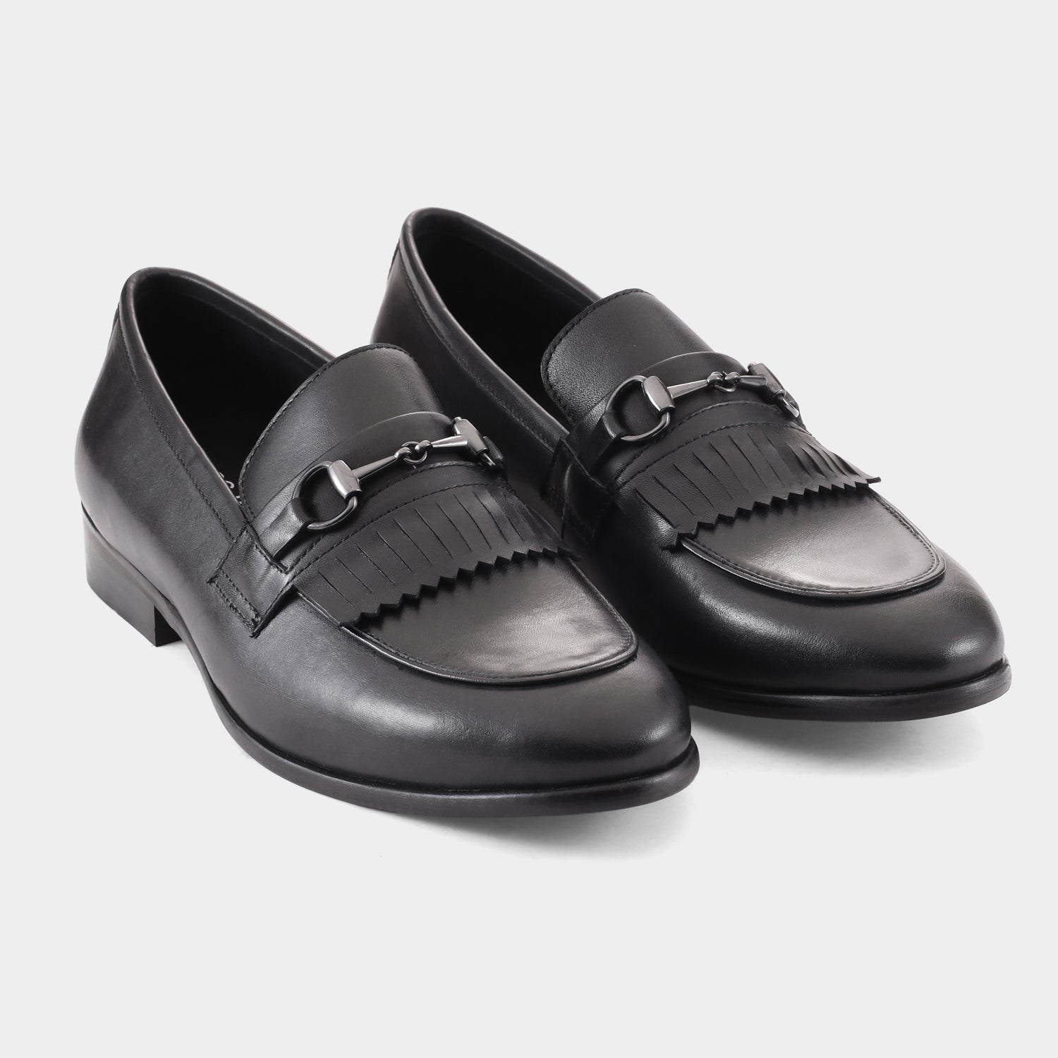 VICTORIA - BLACK CLASSIC LOAFERS