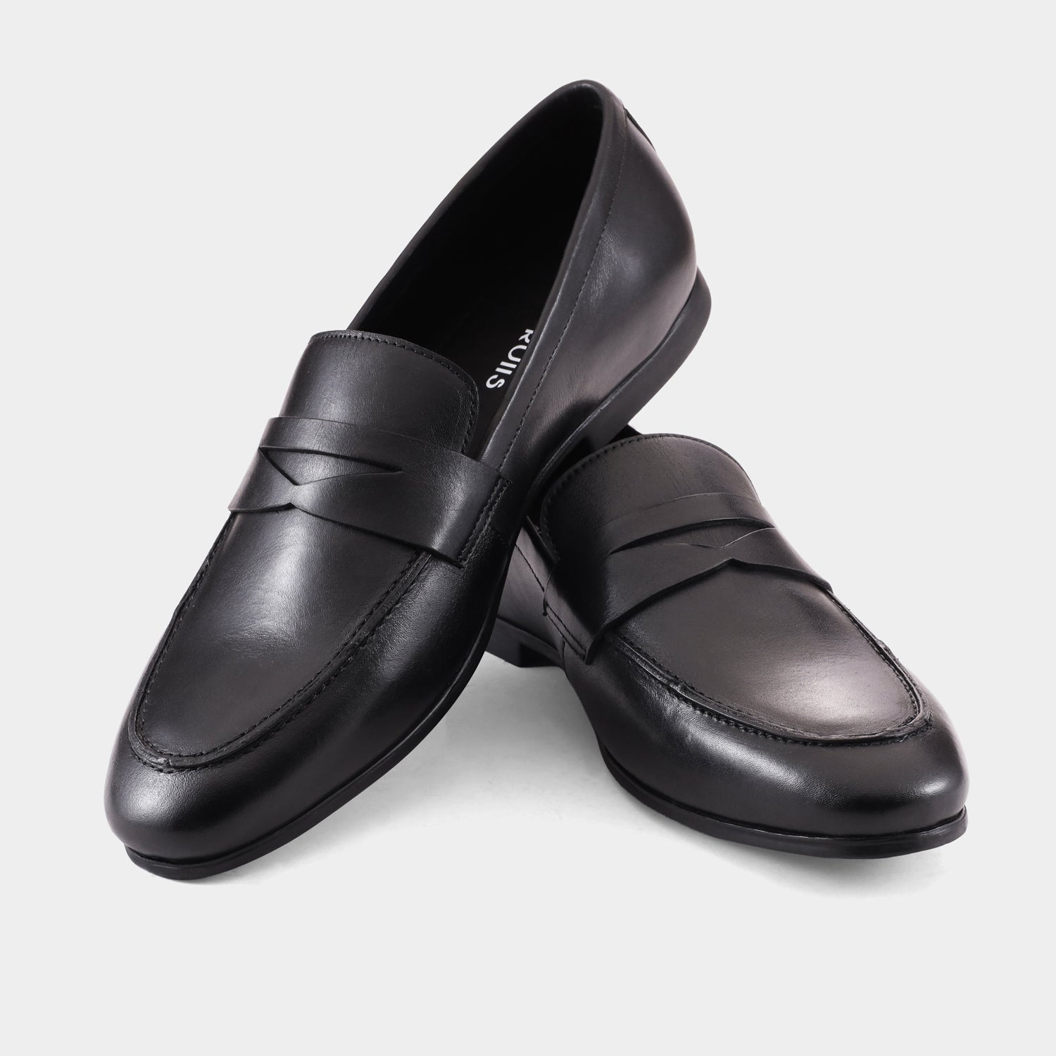 BOSTON - BLACK PENNY LOAFERS