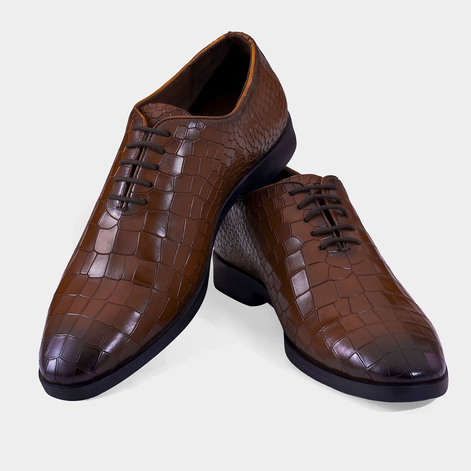 BARCELONA - BROWN LACE UPS SHOES