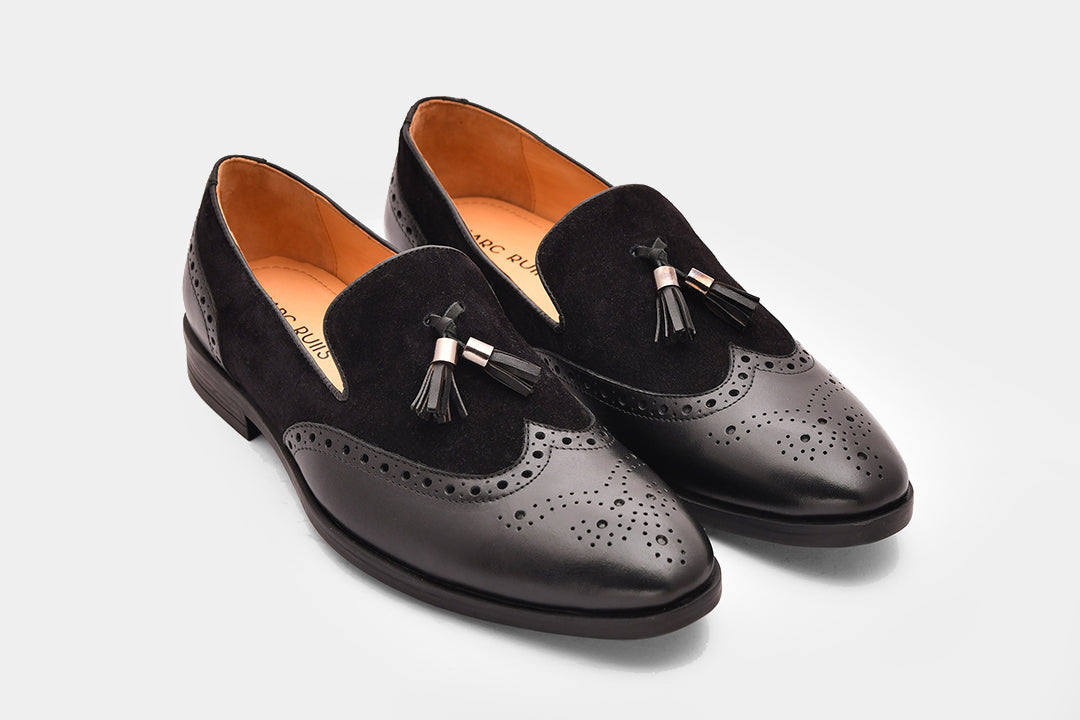 MONACO - BLACK CLASSIC LOAFERS