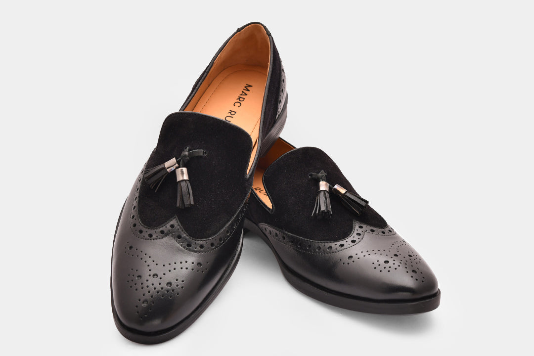 MONACO - BLACK CLASSIC LOAFERS