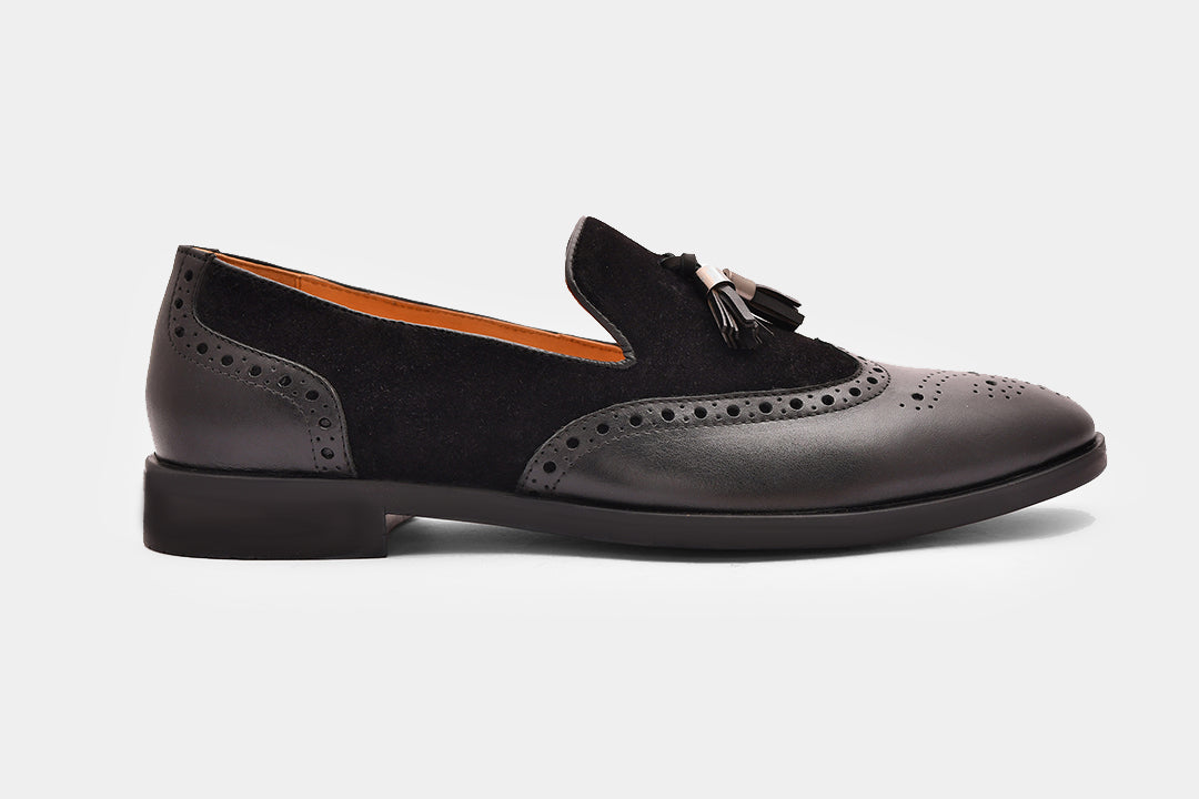 MONACO - BLACK CLASSIC LOAFERS