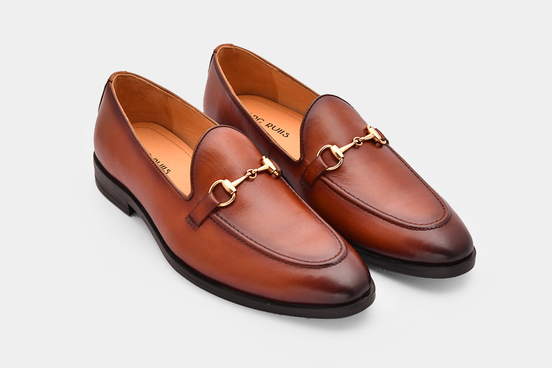 TOKYO - TAN CLASSIC LOAFERS
