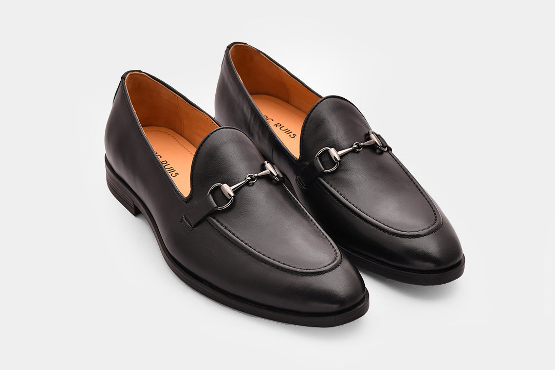 TOKYO - BLACK CLASSIC LOAFERS