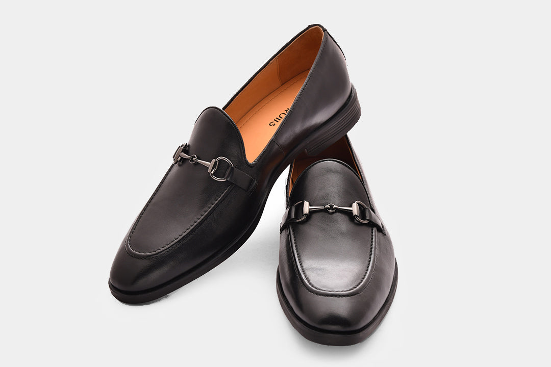 TOKYO - BLACK CLASSIC LOAFERS
