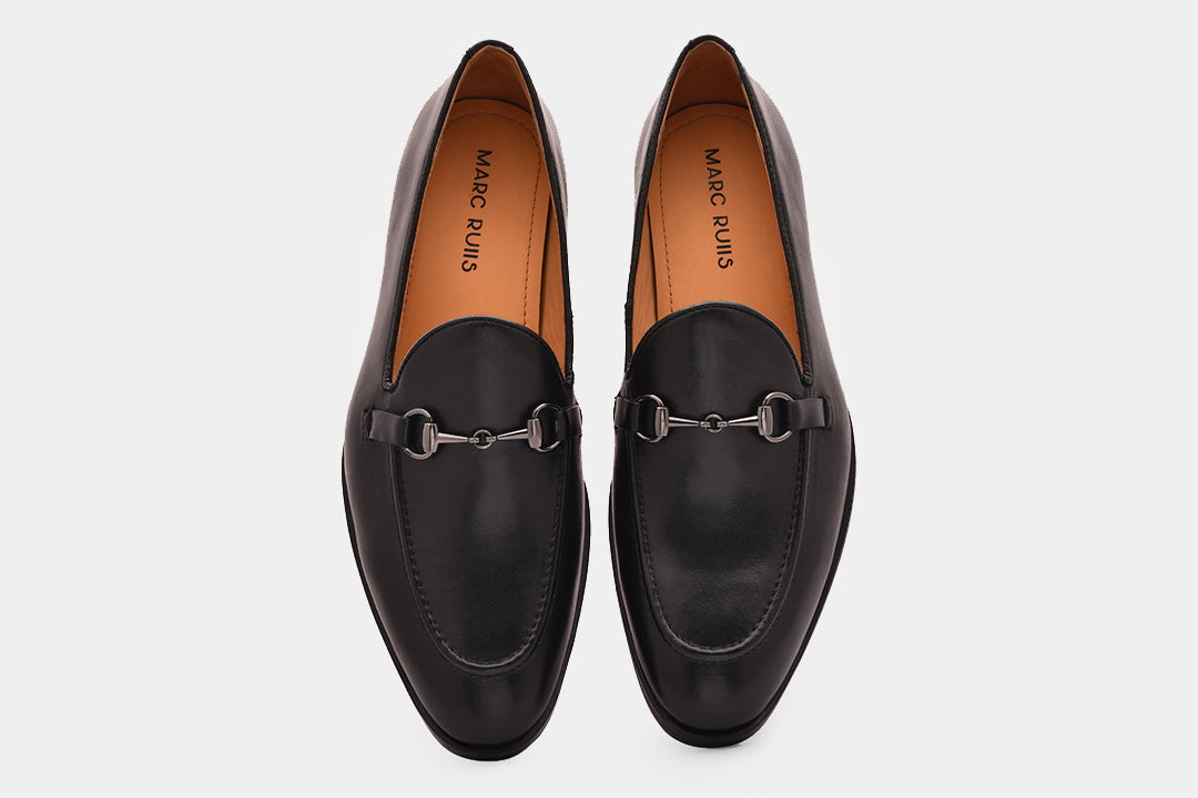 TOKYO - BLACK CLASSIC LOAFERS