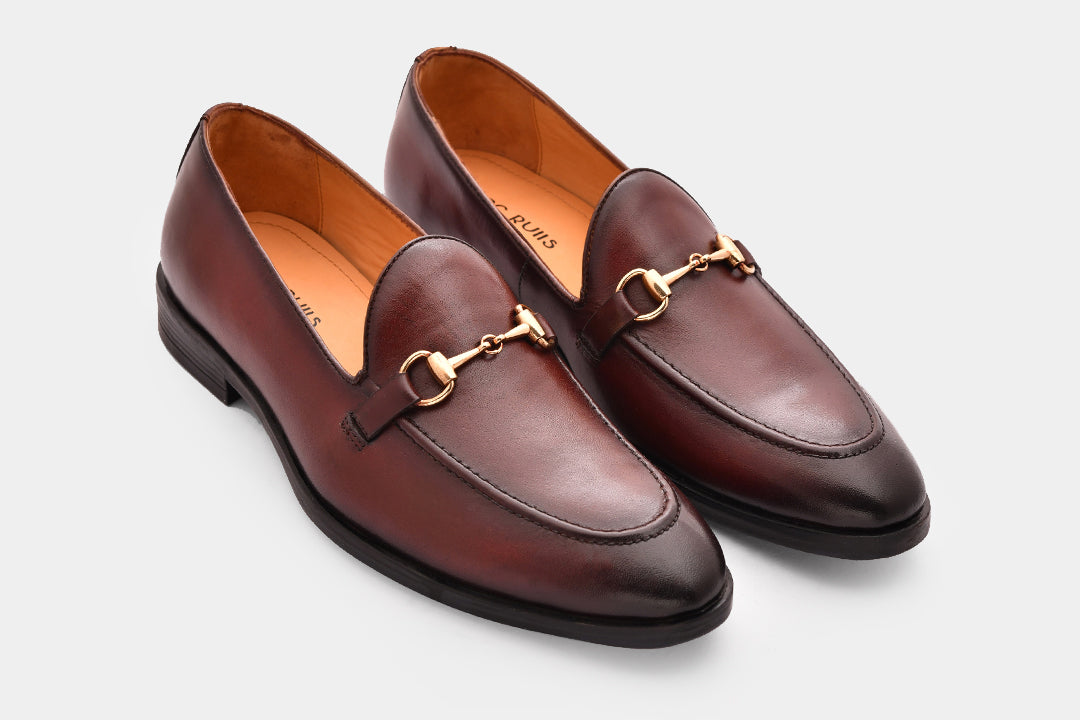 TOKYO - CHESTNUT BROWN CLASSIC LOAFERS