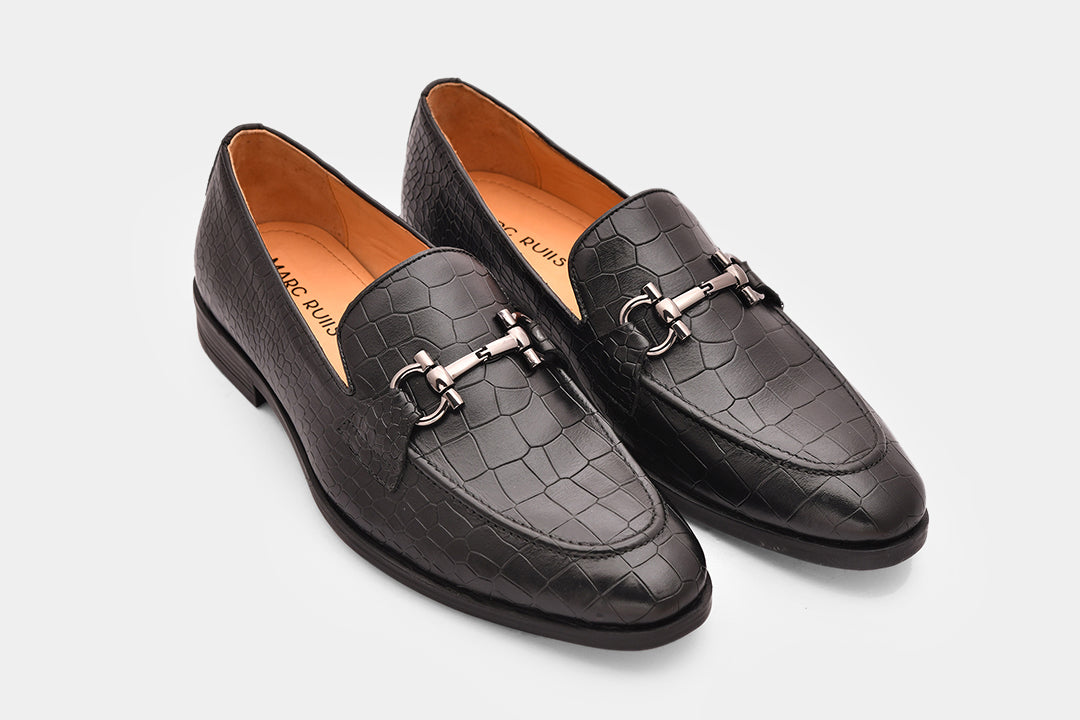 MEXICO - BLACK CLASSIC LOAFERS